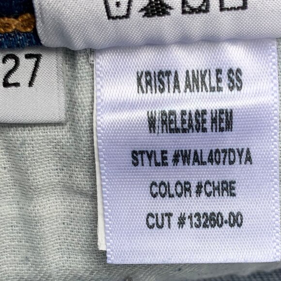 Hudson Krista Ankle Skinny Mid Rise Released Hem Jeans Sz27 - Picture 14 of 14